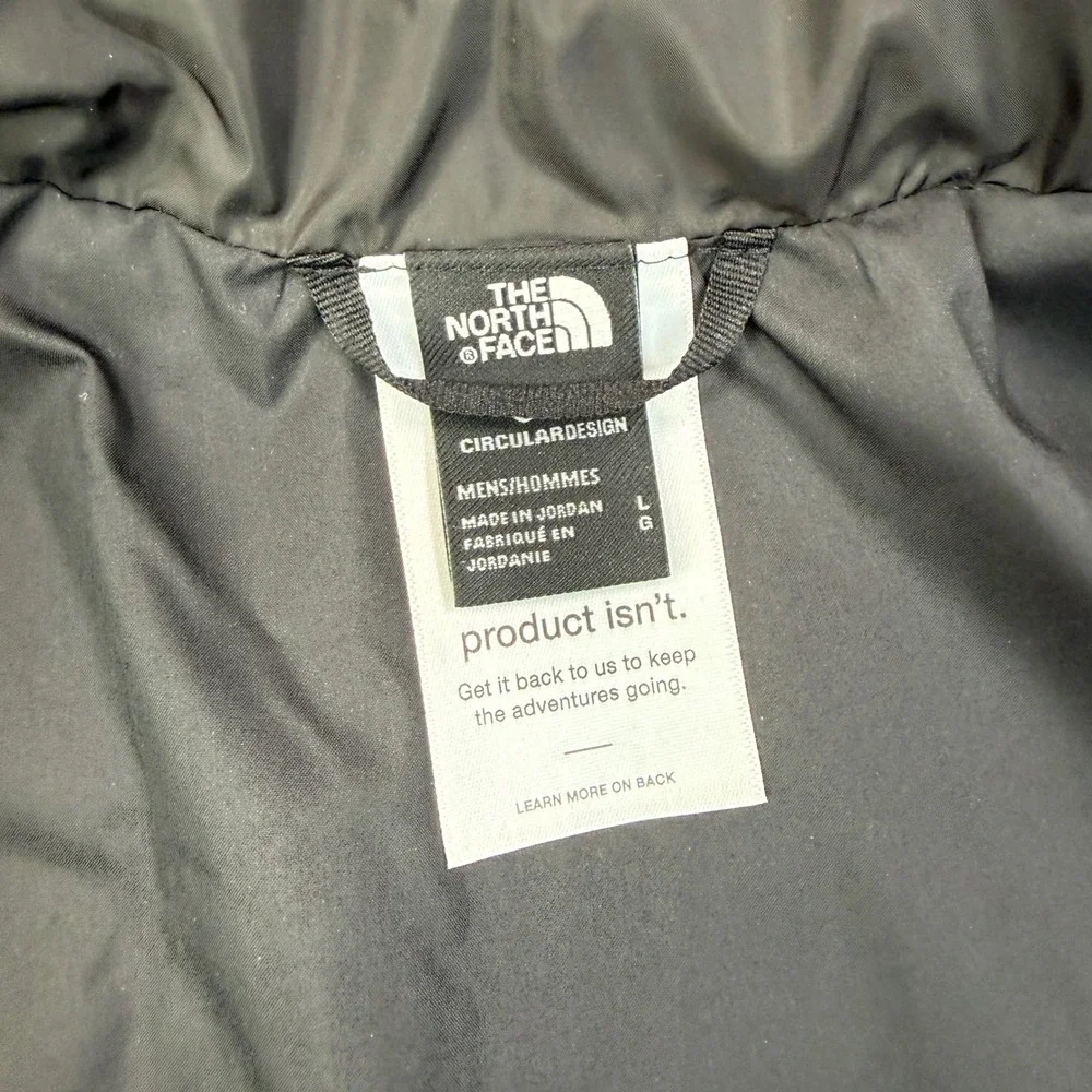 The‎ North Face Mens Thermal Insulation Jacket Size Large Black NF0A8A50JK3 NEW